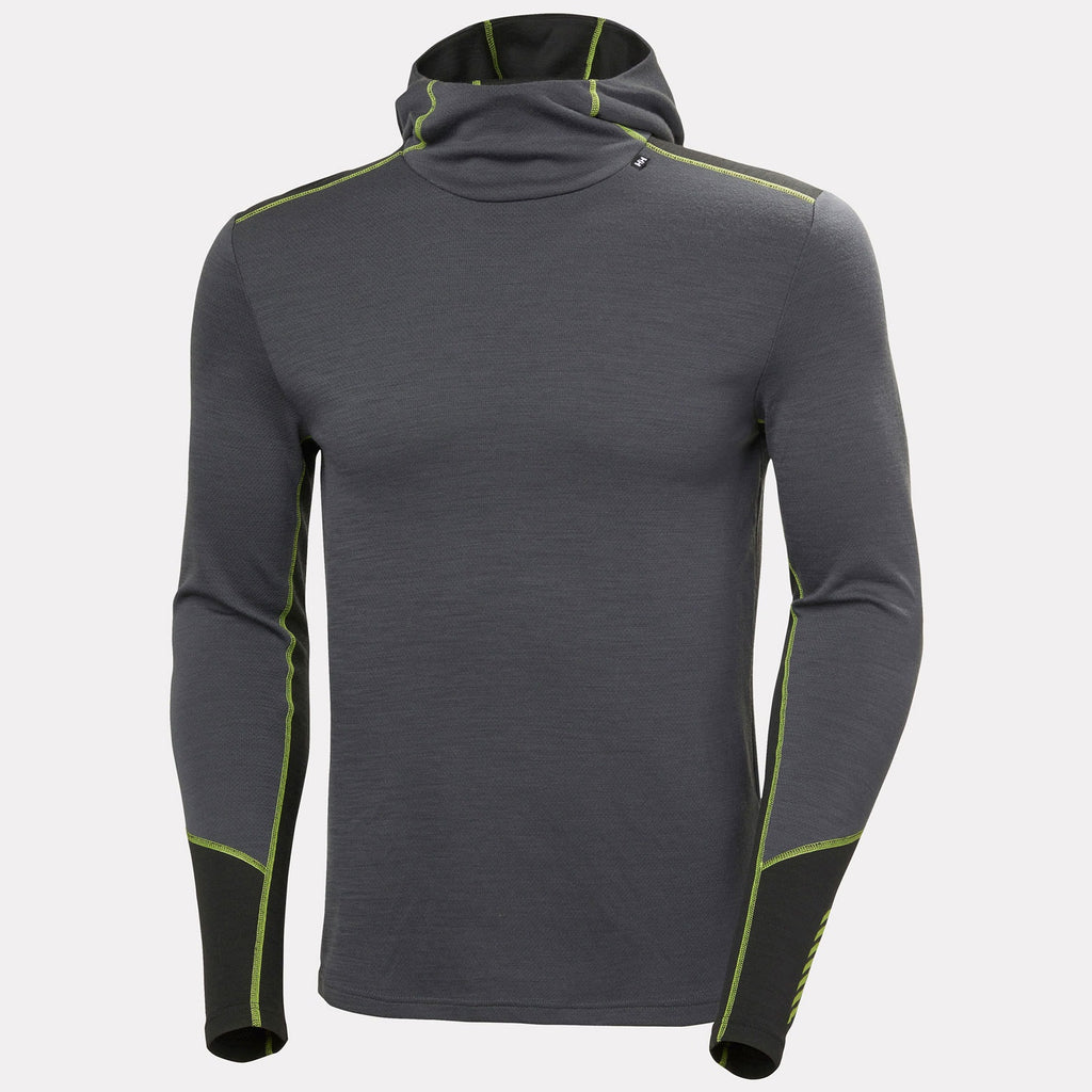 LIFA MERINO MIDWEIGHT HOODIE, THUNDER GRE, XXL