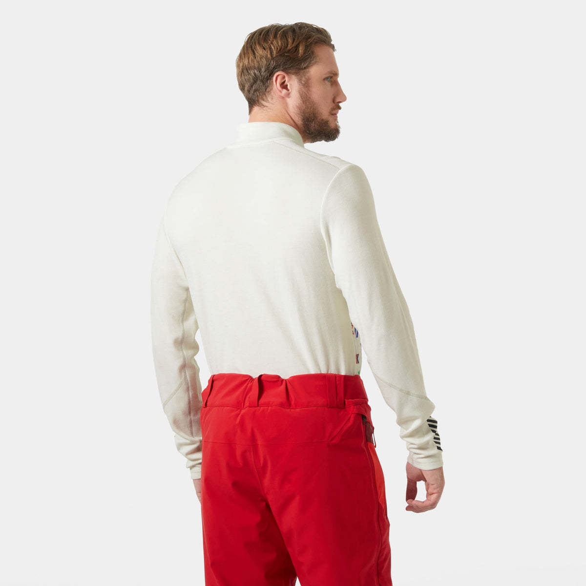 LIFA MERINO MIDWEIGHT 1/2 ZIP, OFF WHITE, XXL