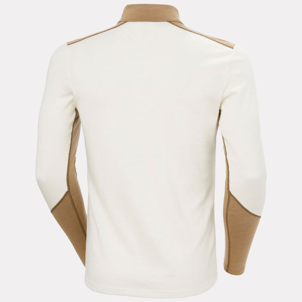 LIFA MERINO MIDWEIGHT 1/2 ZIP, SNOW MONOGR, XXL