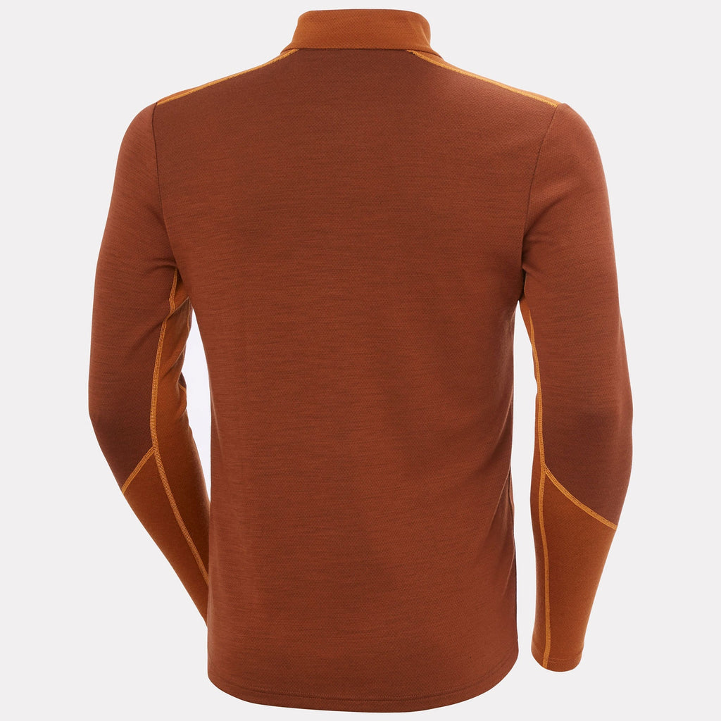 LIFA MERINO MIDWEIGHT 1/2 ZIP, IRON OXIDE, XXL