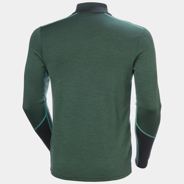 LIFA MERINO MIDWEIGHT 1/2 ZIP, JUNGLE GREE, XXL
