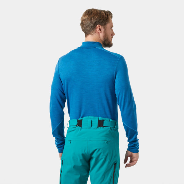 LIFA MERINO MIDWEIGHT 1/2 ZIP, NEPTUNE BLU, S