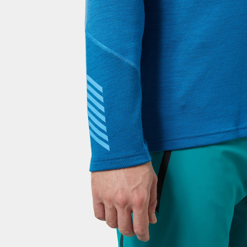 LIFA MERINO MIDWEIGHT 1/2 ZIP, NEPTUNE BLU, S