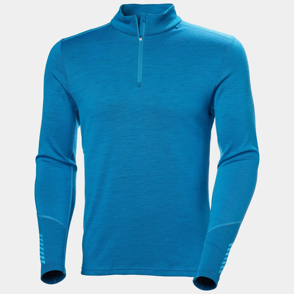 LIFA MERINO MIDWEIGHT 1/2 ZIP, NEPTUNE BLU, S