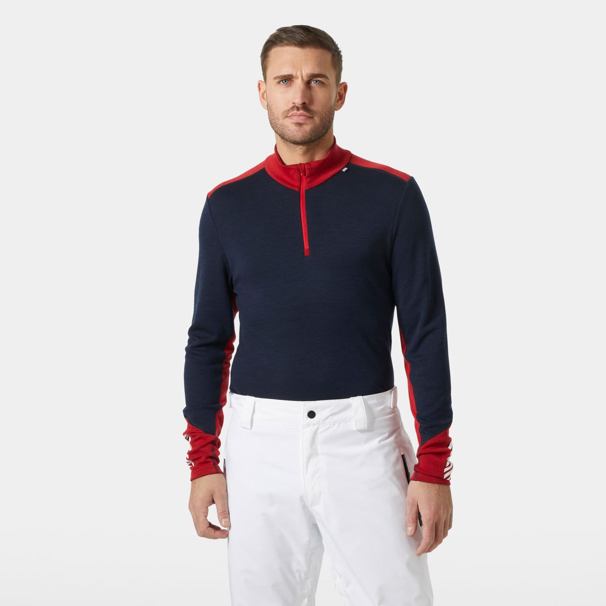 LIFA MERINO MIDWEIGHT 1/2 ZIP, NAVY, M