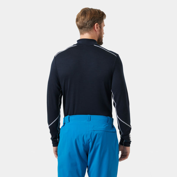 LIFA MERINO MIDWEIGHT 1/2 ZIP, NAVY, XXL