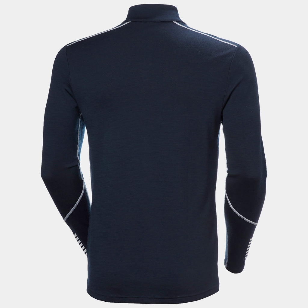 LIFA MERINO MIDWEIGHT 1/2 ZIP, NAVY, XXL