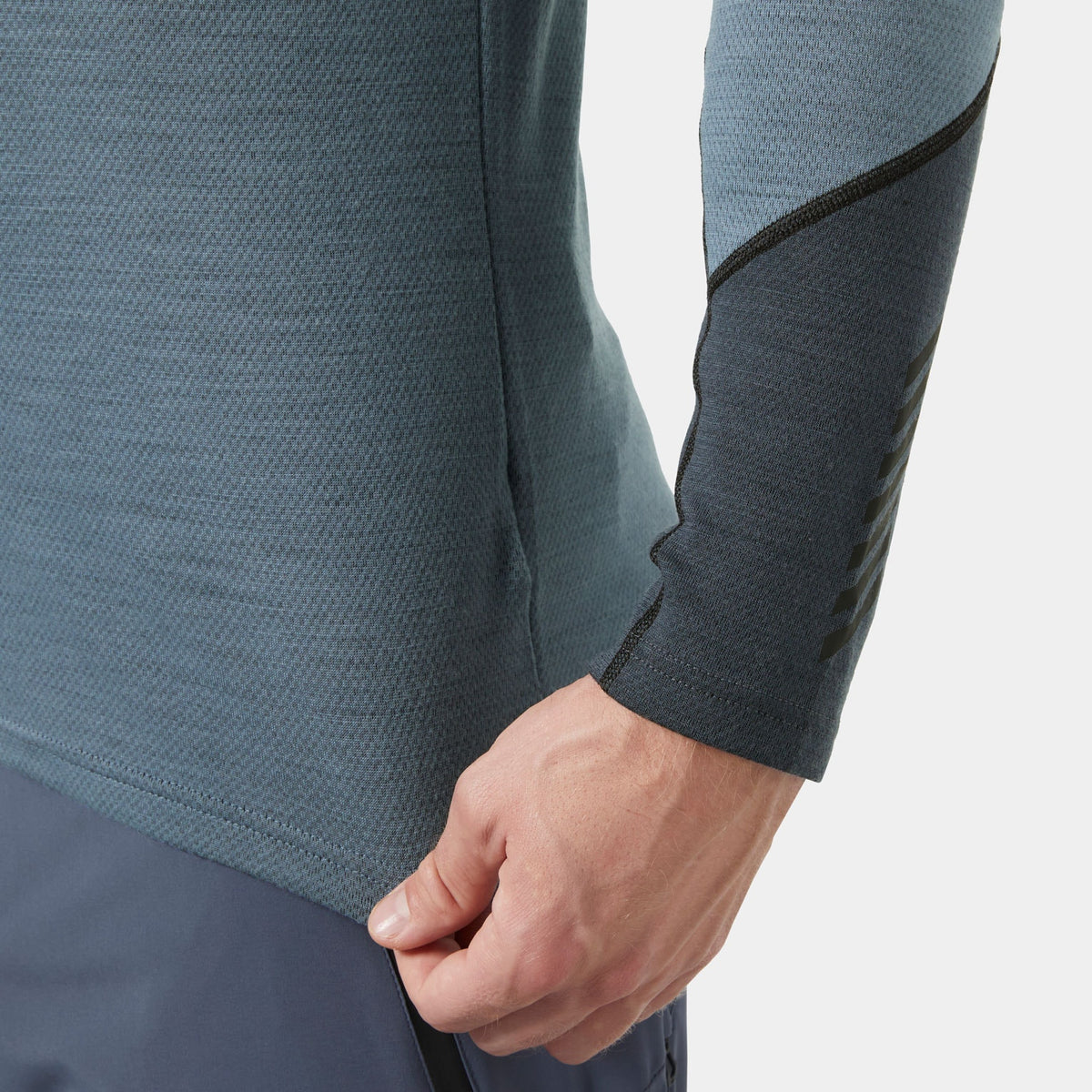 LIFA MERINO MIDWEIGHT 1/2 ZIP, WASHED NAVY, XXL