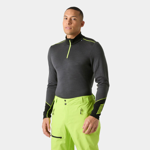 LIFA MERINO MIDWEIGHT 1/2 ZIP, THUNDER GRE, XXL