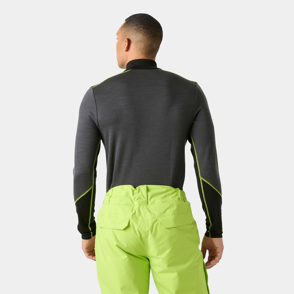 LIFA MERINO MIDWEIGHT 1/2 ZIP, THUNDER GRE, XXL