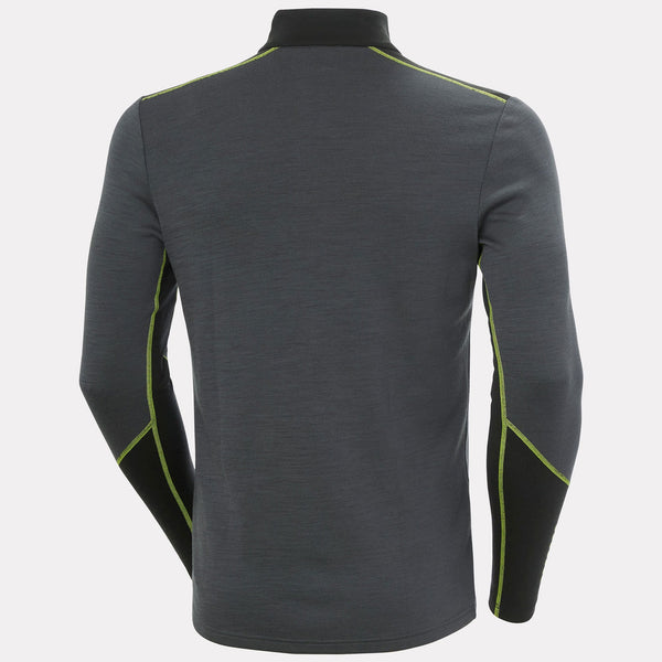 LIFA MERINO MIDWEIGHT 1/2 ZIP, THUNDER GRE, XXL
