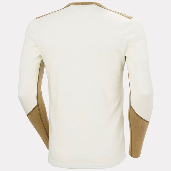 LIFA MERINO MIDWEIGHT CREW, SNOW MONOGR, XXL