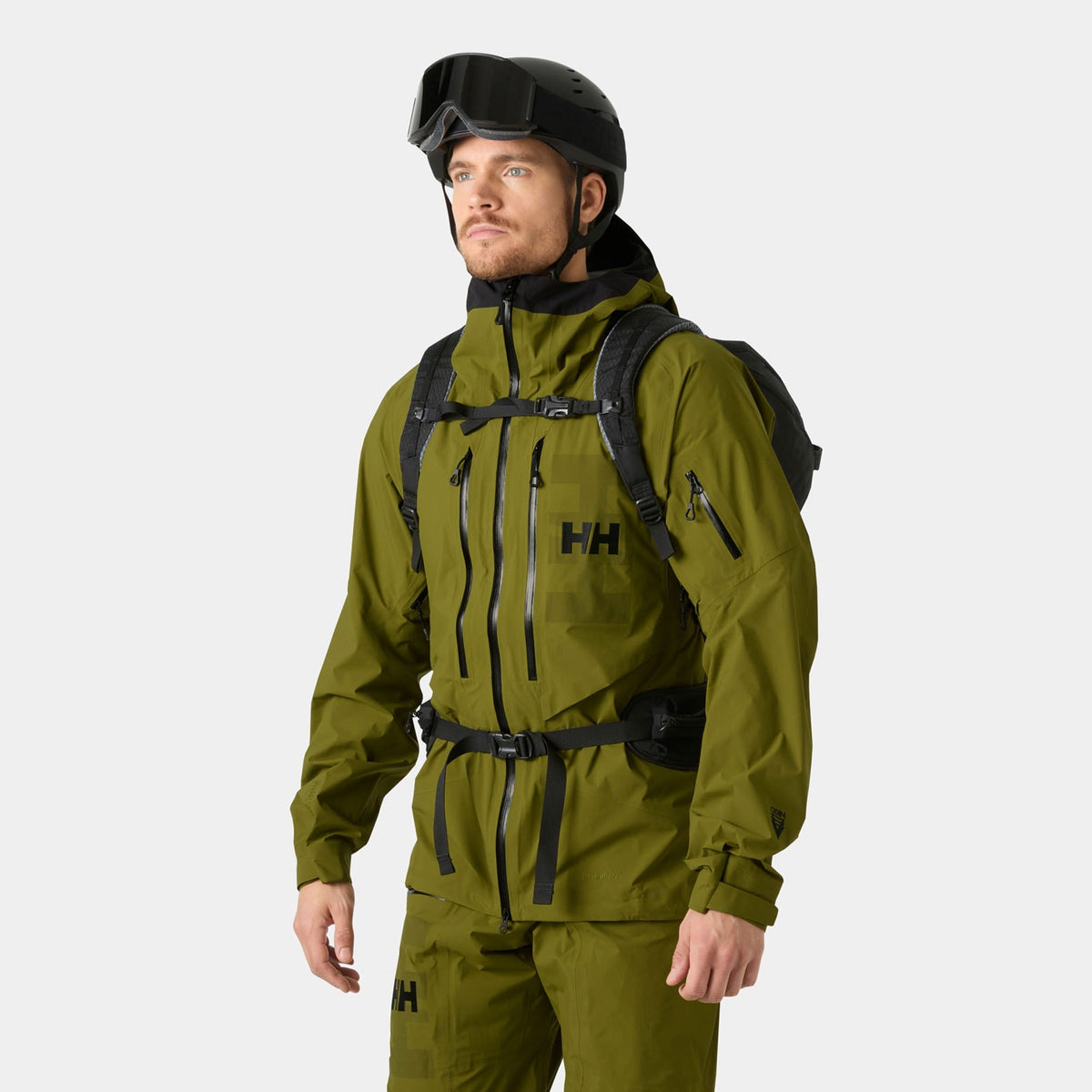 LIFA MERINO MIDWEIGHT CREW, OLIVE GREEN, XXL
