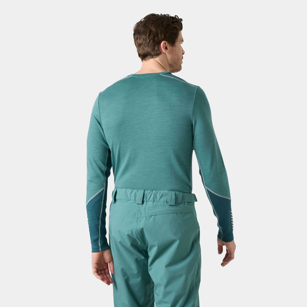 LIFA MERINO MIDWEIGHT CREW, OPAL GREEN, XXL