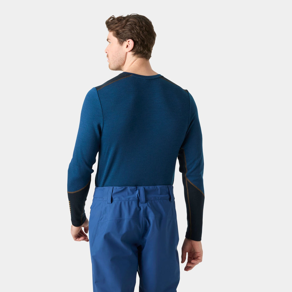 LIFA MERINO MIDWEIGHT CREW, DARK BLUE, XXL