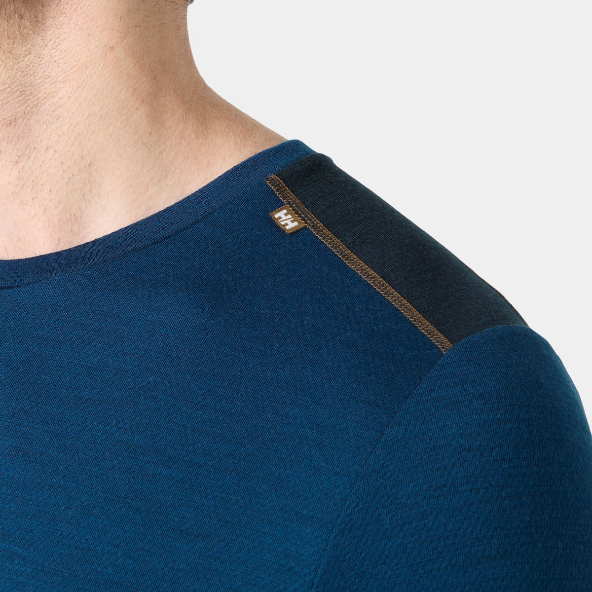 LIFA MERINO MIDWEIGHT CREW, DARK BLUE, XXL
