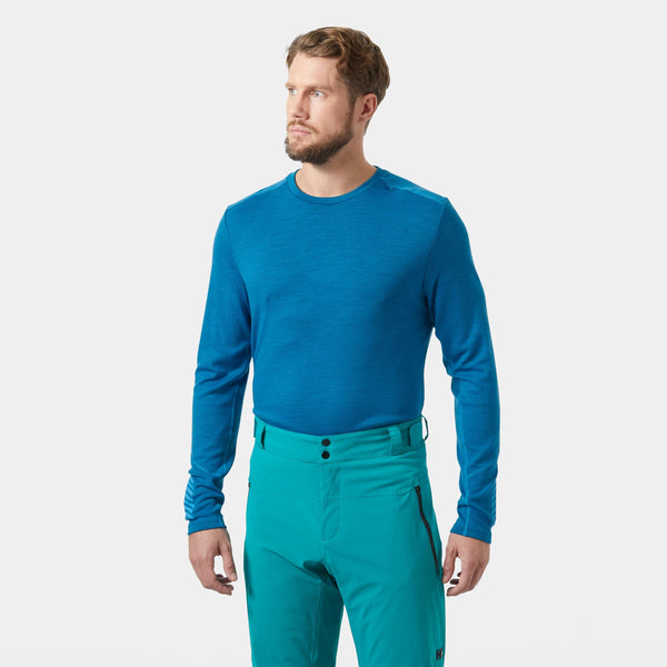 LIFA MERINO MIDWEIGHT CREW, NEPTUNE BLU, XXL