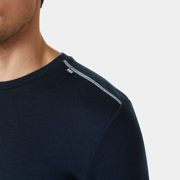 LIFA MERINO MIDWEIGHT CREW, NAVY, XXL