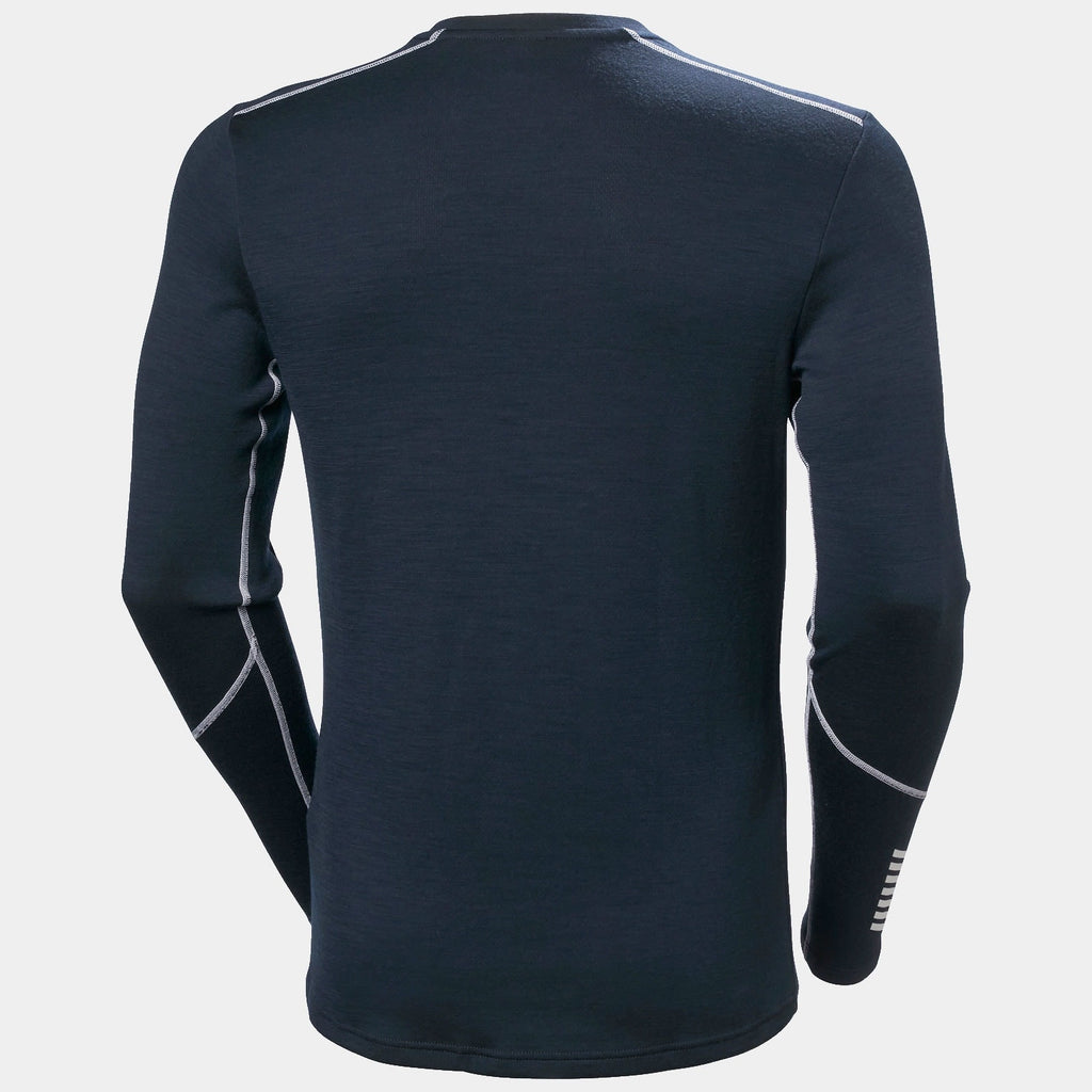 LIFA MERINO MIDWEIGHT CREW, NAVY, XXL