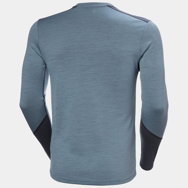 LIFA MERINO MIDWEIGHT CREW, WASHED NAVY, XXL