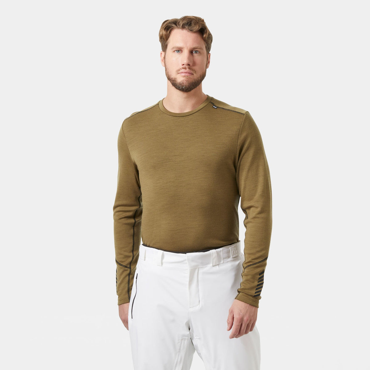 LIFA MERINO MIDWEIGHT CREW, SEPIA, XXL
