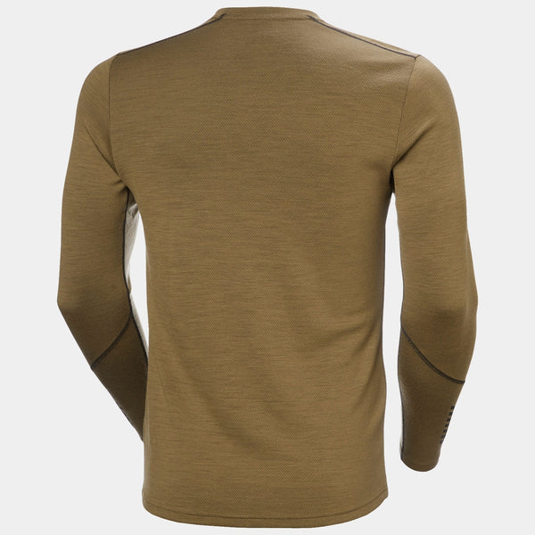 LIFA MERINO MIDWEIGHT CREW, SEPIA, XXL