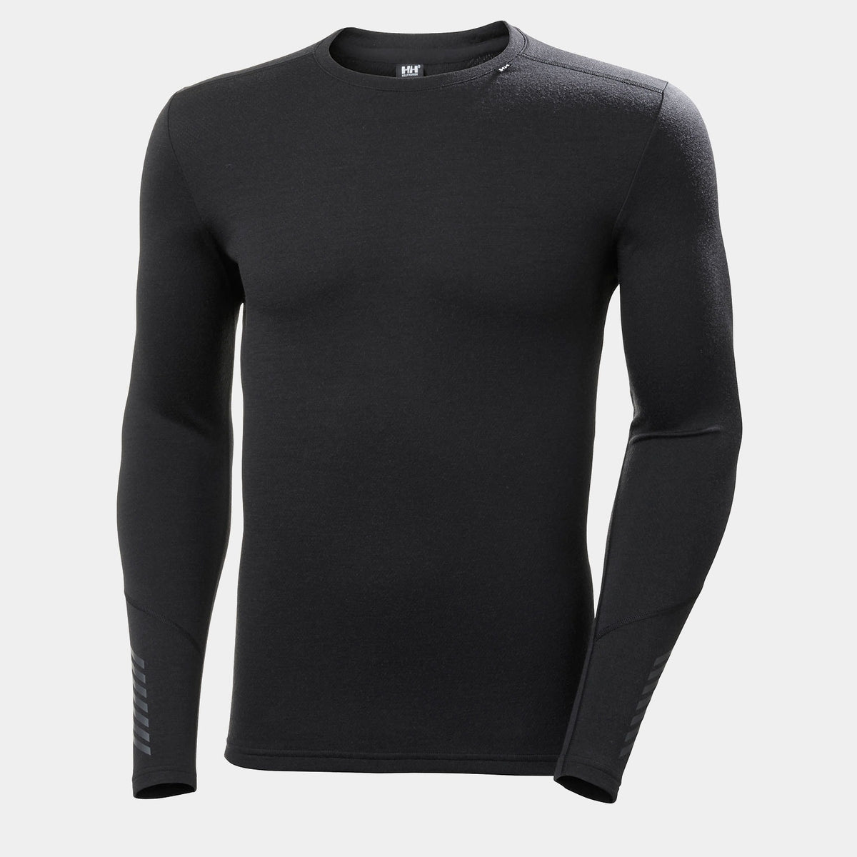 LIFA MERINO MIDWEIGHT CREW, BLACK, L