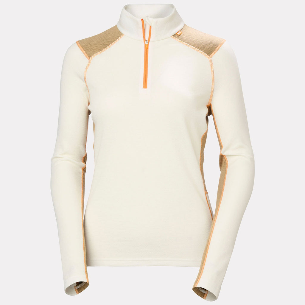 W LIFA MERINO MIDW 1/2 ZIP, SNOW, L