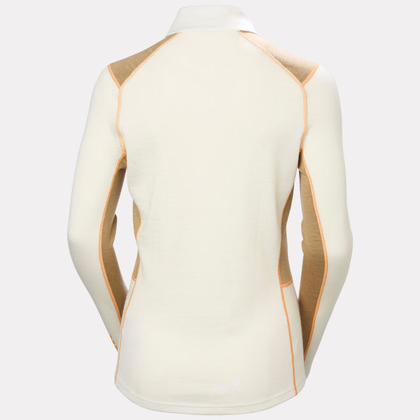 W LIFA MERINO MIDW 1/2 ZIP, SNOW, L