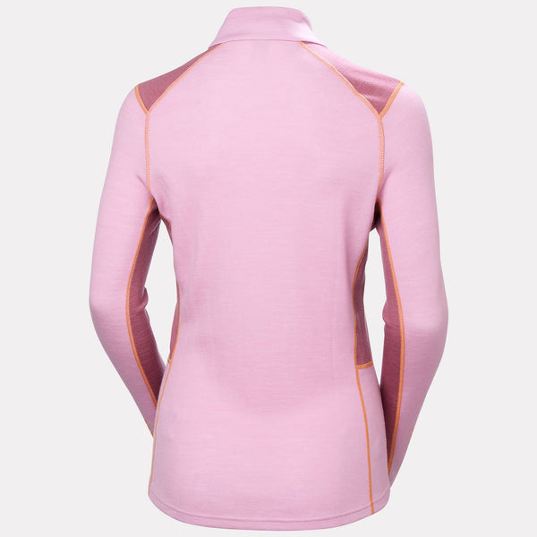 W LIFA MERINO MIDW 1/2 ZIP, CHERRY BLOS, L