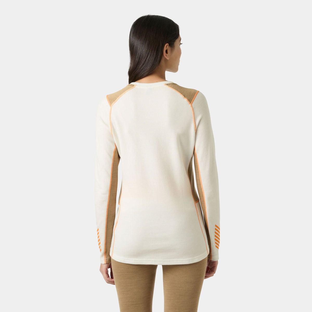 W LIFA MERINO MIDWEIGHT CREW, SNOW, L