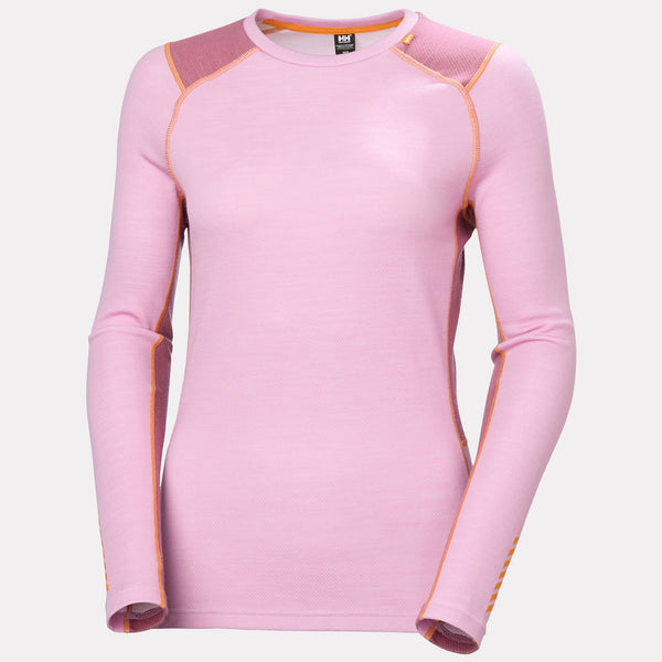 W LIFA MERINO MIDWEIGHT CREW, CHERRY BLOS, L
