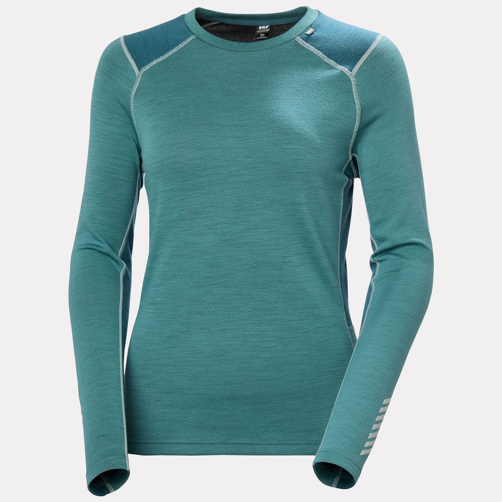 W LIFA MERINO MIDWEIGHT CREW, OPAL GREEN, XXXL