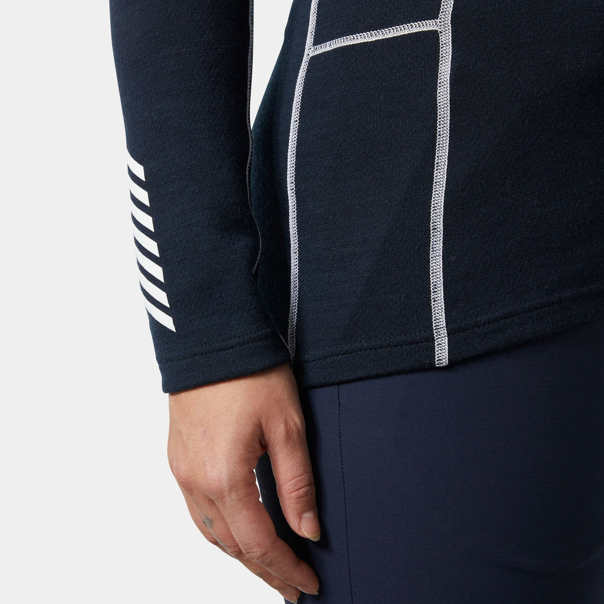 W LIFA MERINO MIDWEIGHT CREW, NAVY, L