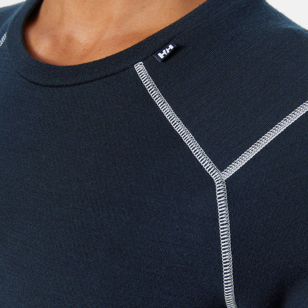 W LIFA MERINO MIDWEIGHT CREW, NAVY, L
