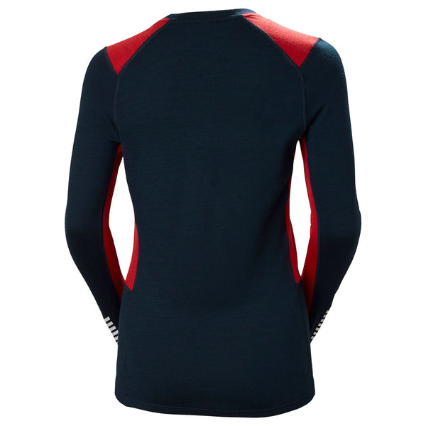 W LIFA MERINO MIDWEIGHT CREW, NAVY, L