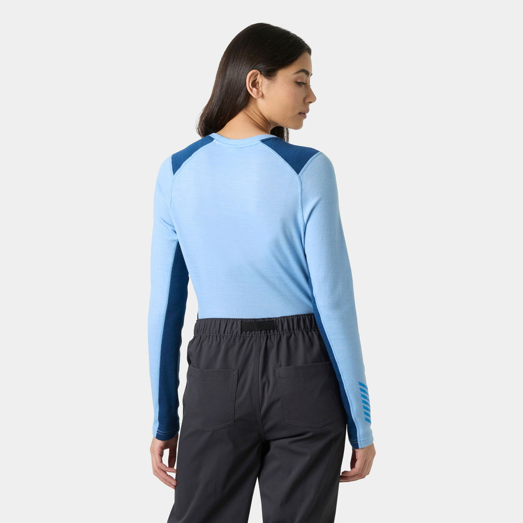 W LIFA MERINO MIDWEIGHT CREW, BRIGHT BLUE, XXXL