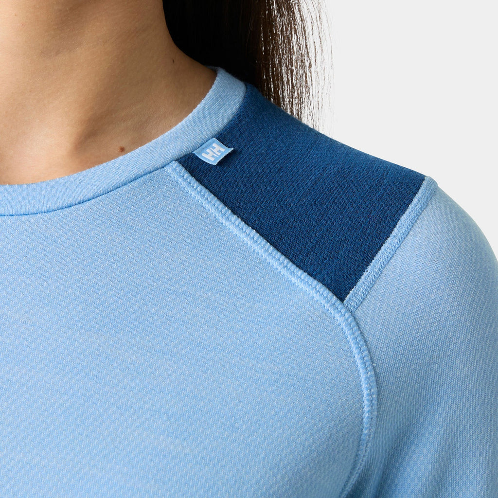 W LIFA MERINO MIDWEIGHT CREW, BRIGHT BLUE, XXXL