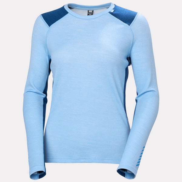 W LIFA MERINO MIDWEIGHT CREW, BRIGHT BLUE, XXXL