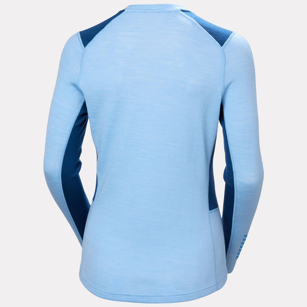 W LIFA MERINO MIDWEIGHT CREW, BRIGHT BLUE, XXXL