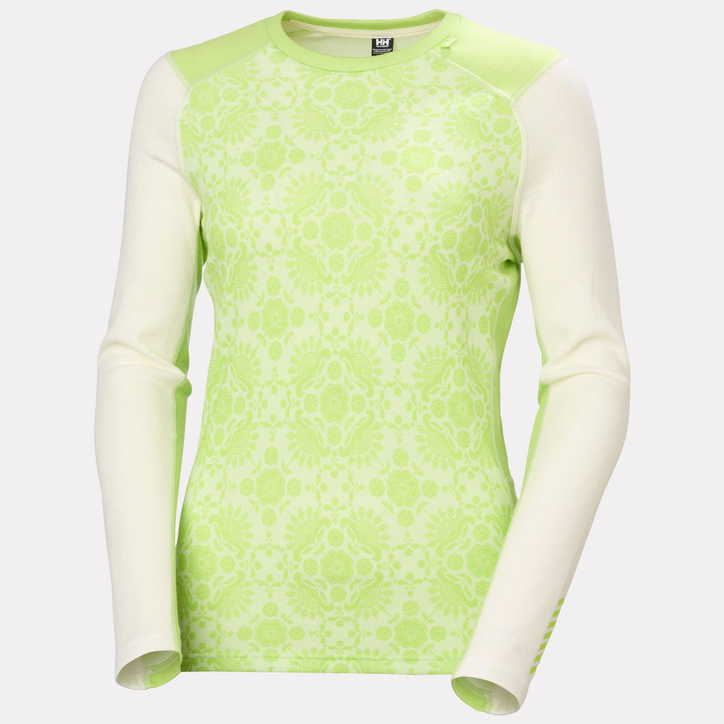W LIFA MERINO MIDW GRA CREW, LUMINOUS GR, L