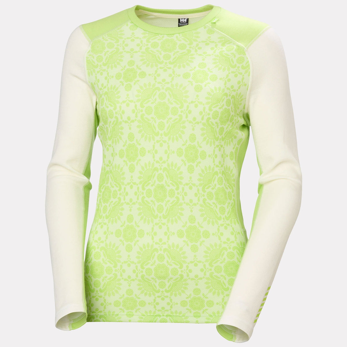 W LIFA MERINO MIDW GRA CREW, LUMINOUS GR, L