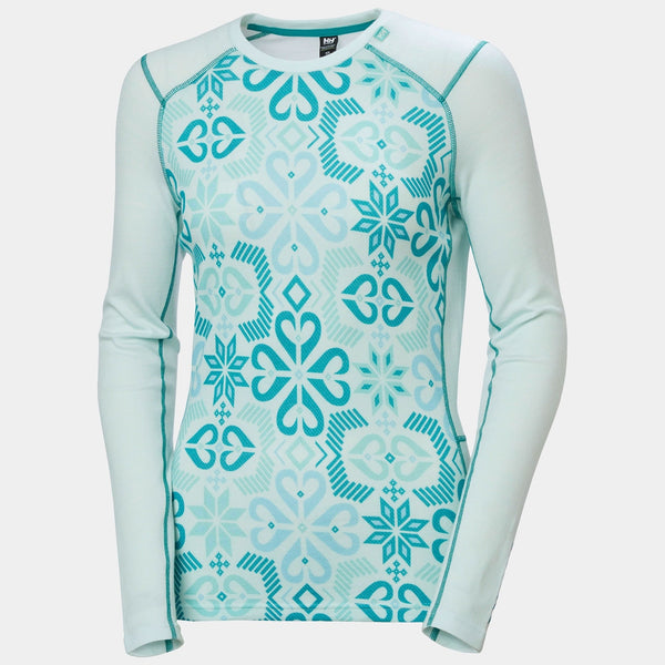 W LIFA MERINO MIDW GRA CREW, ICICLE NORD, L