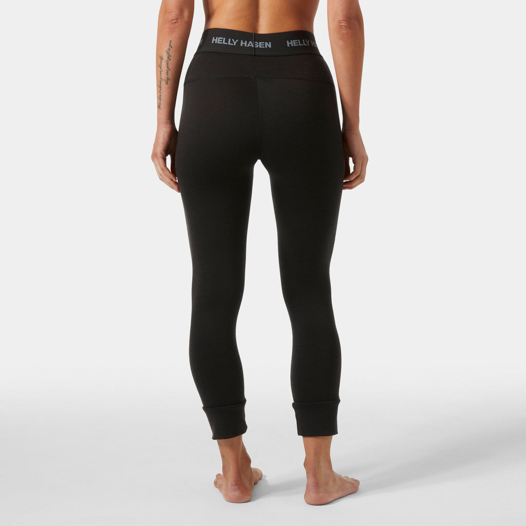 W LIFA MERINO MIDW 3/4 PANT, BLACK, L