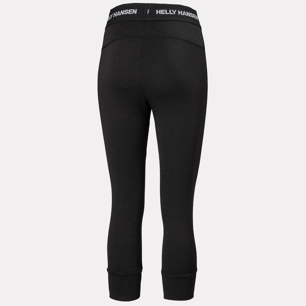 W LIFA MERINO MIDW 3/4 PANT, BLACK, L