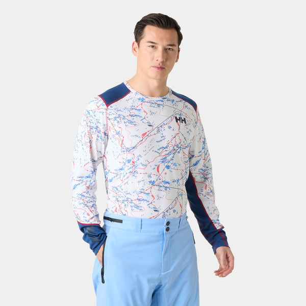 LIFA ACTIVE CREW, WHITE SLOPE, XXL
