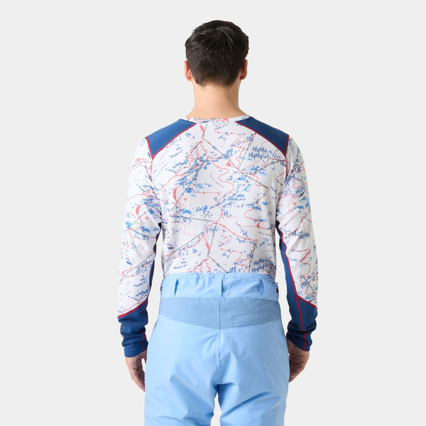 LIFA ACTIVE CREW, WHITE SLOPE, XXL