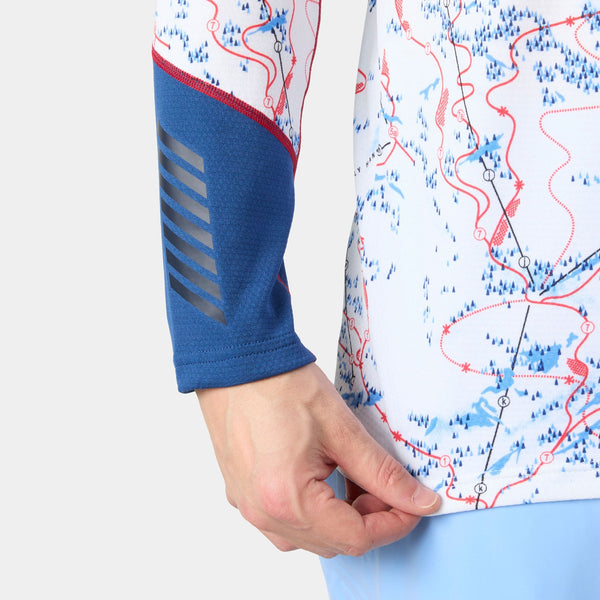 LIFA ACTIVE CREW, WHITE SLOPE, XXL