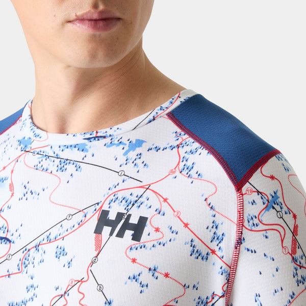 LIFA ACTIVE CREW, WHITE SLOPE, XXL