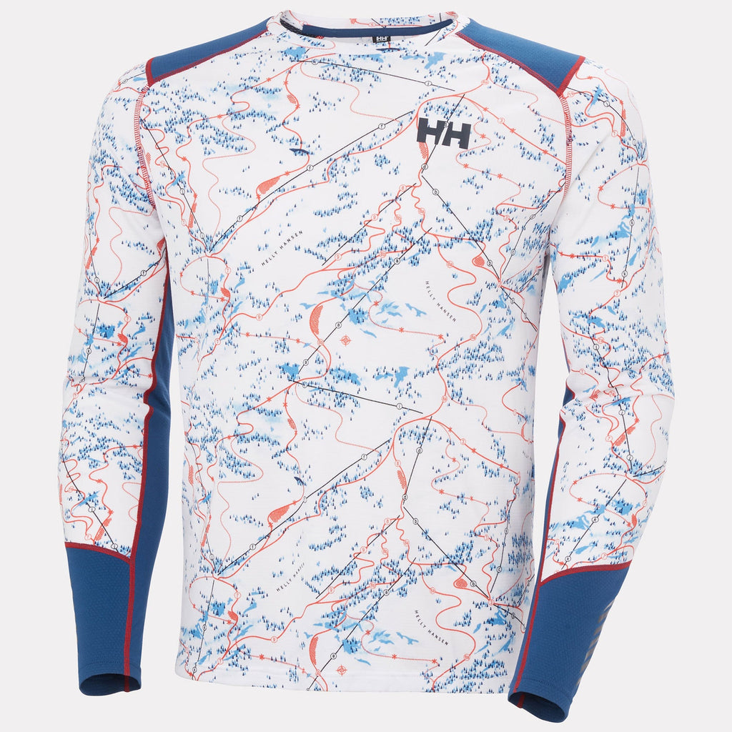 LIFA ACTIVE CREW, WHITE SLOPE, XXL